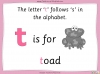 The Letter 't' - EYFS Teaching Resources (slide 3/21)